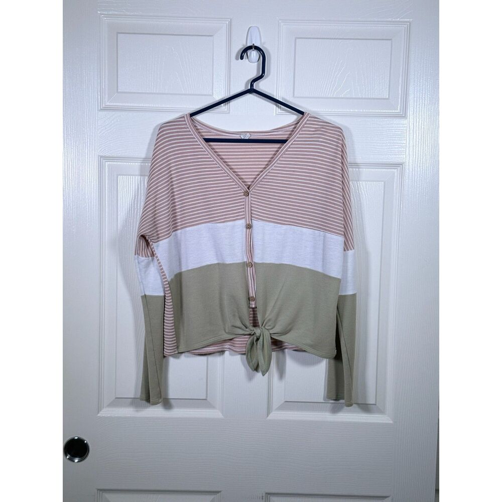 Lazy Sundays - Long Sleeve Multi-Colored Shirt - Small